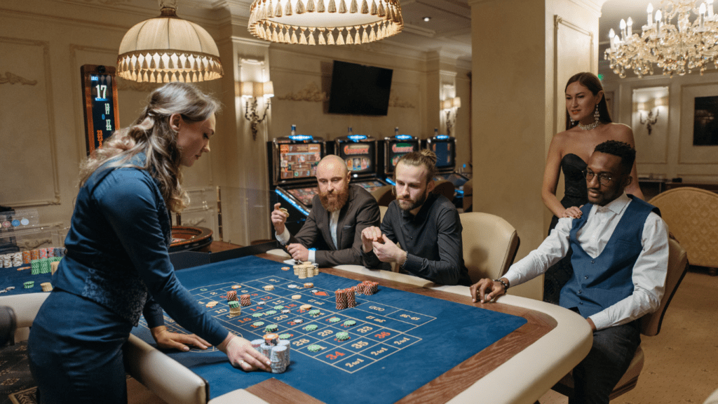 Gamblers at Casino table