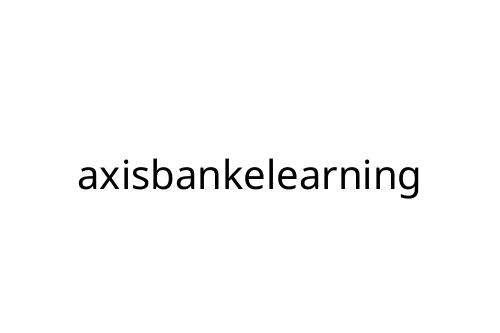 axisbankelearning