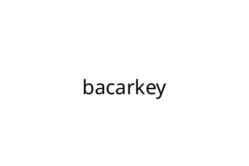bacarkey