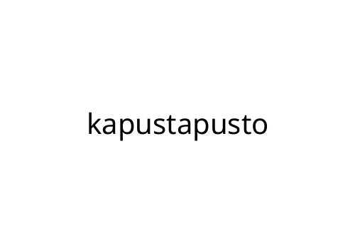 kapustapusto