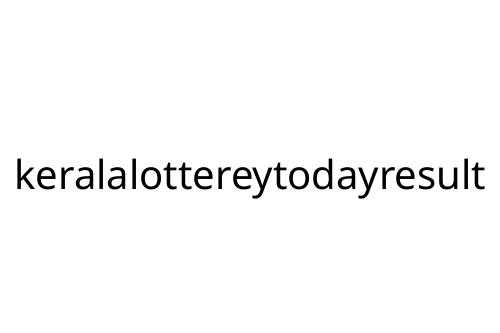 keralalottereytodayresult