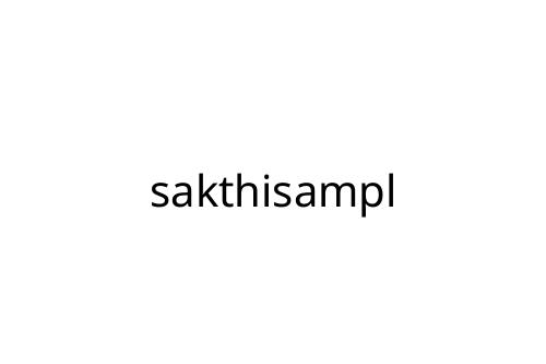 sakthisampl