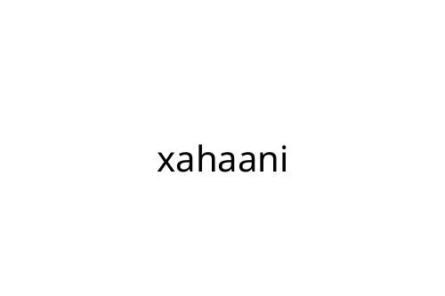 xahaani