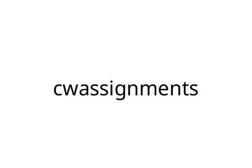 cwassignments