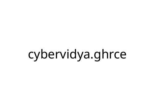 cybervidya_ghrce