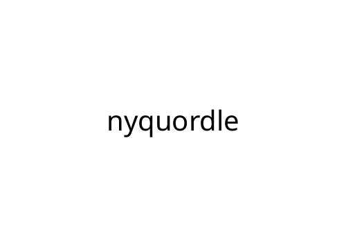nyquordle