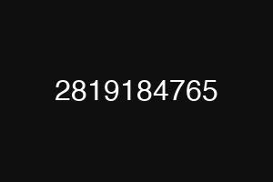 2819184765