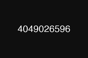 4049026596